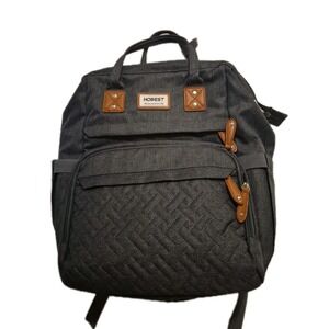 Hobest Diaper Bag Backpack, Multifunctional, Grey